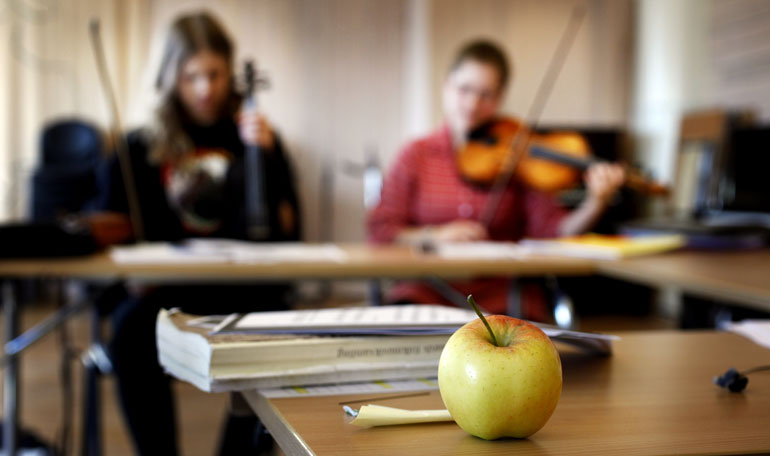 Vignette image for music education. Photo: Stefan NIlsson.