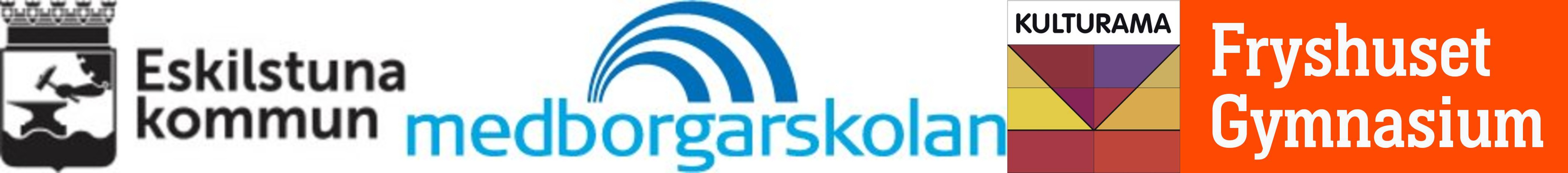 Logotyper Eskilstuna kommun, Medborgarskolan, Kulturama, Fryshuset